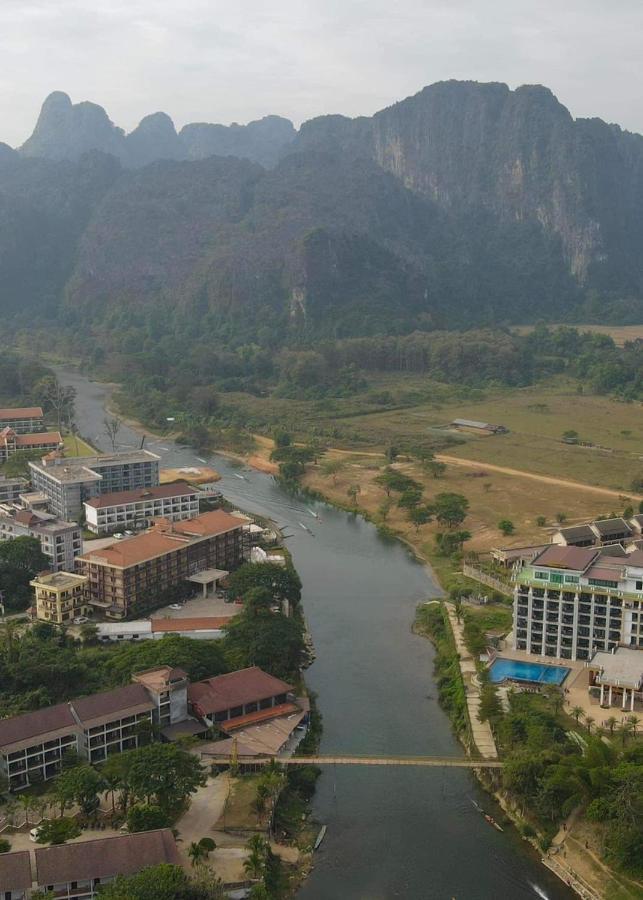 Downtown Vang Vieng Hotel מראה חיצוני תמונה